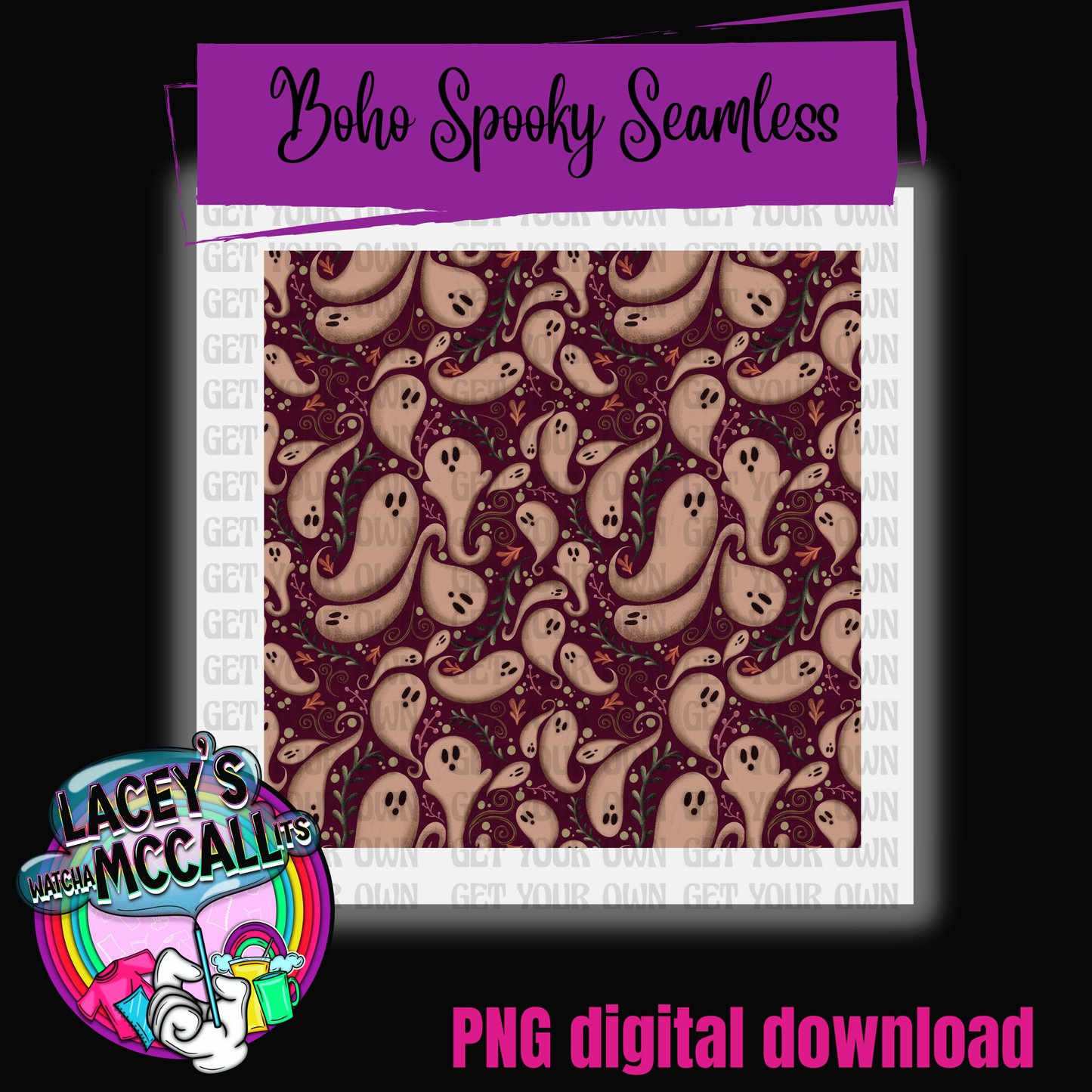 Boho Spooky Seamless