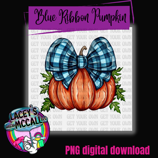 Blue Ribbon Pumpkin