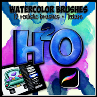 H2O Watercolor Brush Set
