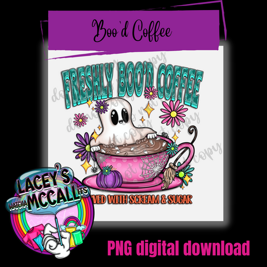 Boo’ d Coffee PNG